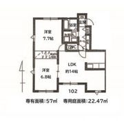 ウィズファニーⅣの間取り画像