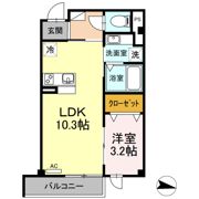 プロムナード西高蔵の間取り画像