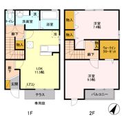 フェデーレ Bの間取り画像