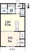 リゾート三日月 A棟の間取り画像