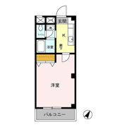 メゾンフローラ市川の間取り画像
