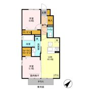 Erbenheim(エルベンハイム) Ⅵの間取り画像