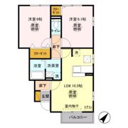クリアシーズンズ Aの間取り画像