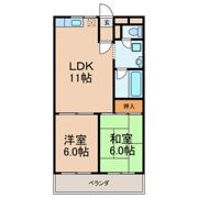 戸部コーポの間取り画像