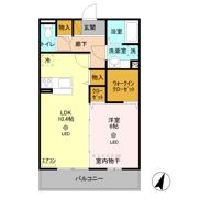 プレミール Bの間取り画像