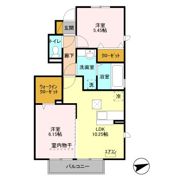 サザンハート吉岡 B棟の間取り画像