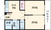 あすなろハイツⅡの間取り画像