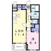 ユニゾン別所 B棟の間取り画像