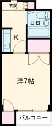 フジイマンションの間取り画像