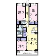 グランドゥール京田辺の間取り画像