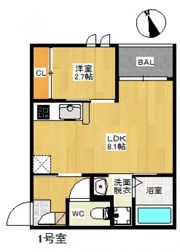 REGALEST 海田市駅前の間取り画像