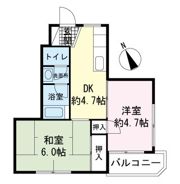 コーポリバーの間取り画像