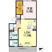 アンベル新山口の間取り画像