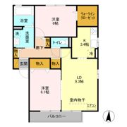 グランコート Ⅱの間取り画像