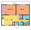 岩出三栄プラザの間取り画像
