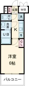 プレサンスKOBEティアラの間取り画像