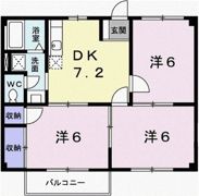 スカイコート21の間取り画像