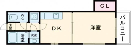 クレアージュ島瀬の間取り画像