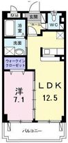 キャッスル協和Ⅱの間取り画像