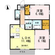 サンハイムKの間取り画像