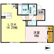 クロワール Bの間取り画像