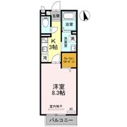 スタシオン東野･アクシス A棟の間取り画像