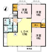 メゾン萩原 B棟の間取り画像