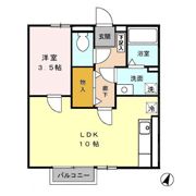 エヴァーグリーンコート ABCDの間取り画像