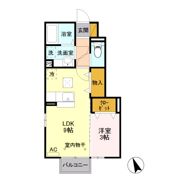 エスプリ メール Aの間取り画像