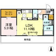 パークハイム上津の間取り画像