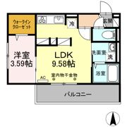パークハイム上津の間取り画像