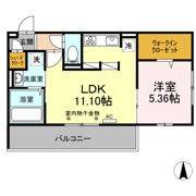 パークハイム上津の間取り画像