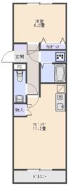 タウンコート鳴門の間取り画像