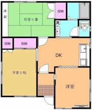 中村借家の間取り画像