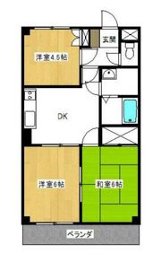 メゾンミナミの間取り画像