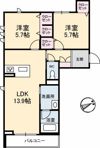 クレスティーク米原の間取り画像