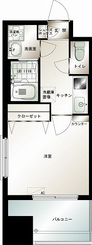 エンクレスト博多駅前Ⅲの間取り画像