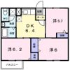 エルディム関森Bの間取り画像