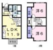 レジデンスCALM－Cの間取り画像