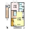 ハピネス上地の間取り画像