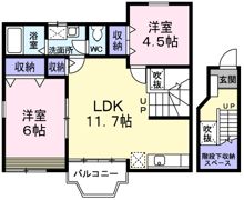 シャン・ド・フルールの間取り画像