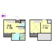 コスモハイツ高畑の間取り画像