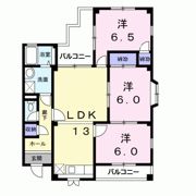 エナール浅野の間取り画像