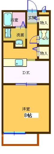 ジュネスの間取り画像
