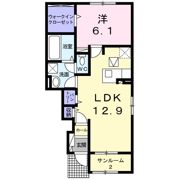 アドニスAの間取り画像