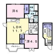 サニーフォレストAの間取り画像