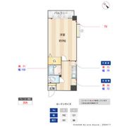 サンコート箱崎の間取り画像