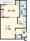 フジパレス堺大浜中町の間取り画像