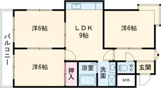エステート野崎の間取り画像