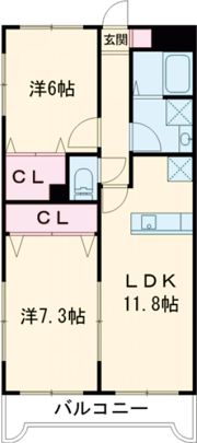 フェリスかしわ台の間取り画像